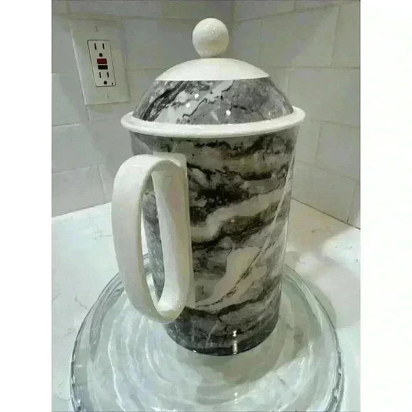 RAVENNA Villeroy & Boch Coffee/Tea Pot 7.5" tall made in Luxembourg Pre-Owned - Picture 5 of 12